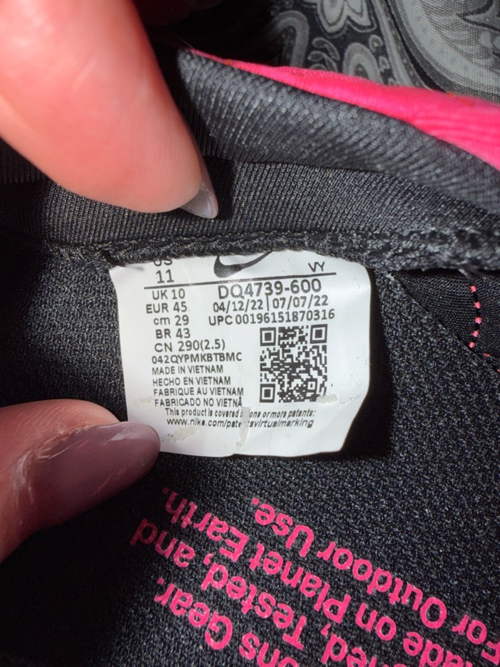 NIB Nike ACG Air Moc 3.5 Hot Pink Sneakers DQ4739-600 Men’s Size 11 Women 12.5 - Picture 6 of 6